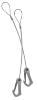 Attaches Fixation Ski de Rando ClipWire Ski Leash BLACK DIAMOND