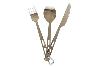 Set COUVERT 3 Pièces + Mousqueton CAO CAMPING