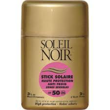 Crème Solaire STICK 50+  SOLEIL NOIR